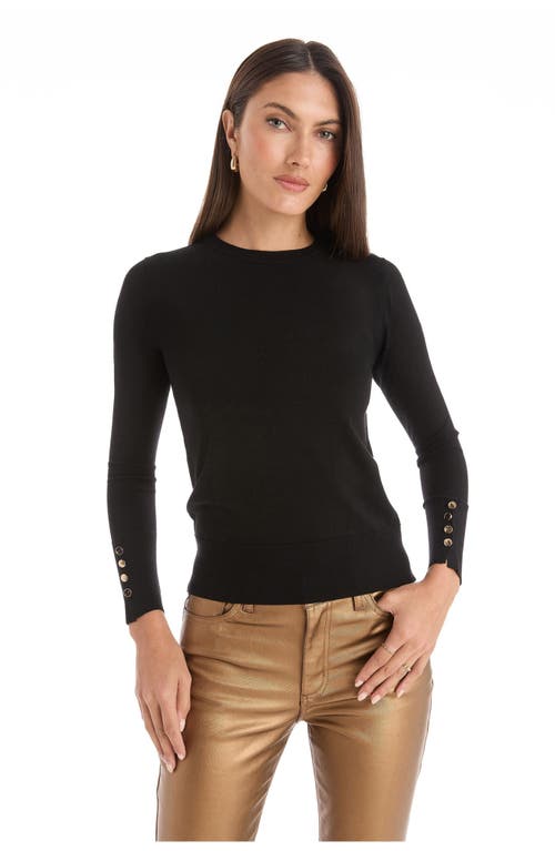 The Noli Shop Marcela Knit Top In Black