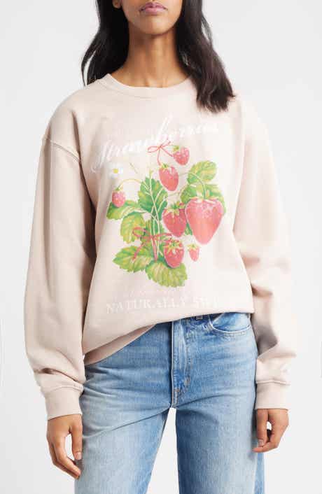 GOLDEN HOUR Strawberry Market Graphic Sweatshirt