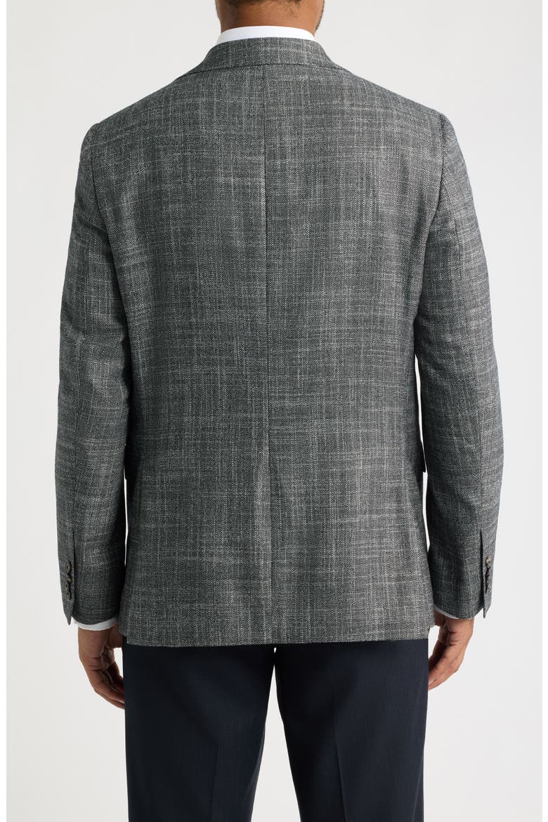McAllen Herringbone Wool & Silk Sport Coat, Alternate, color, GREY