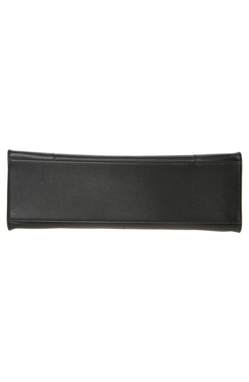 Balenciaga Medium Hourglass Soft Leather Shoulder Bag In 1000 Black