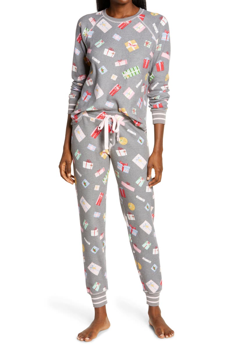 PJ Salvage Thermal Pajamas, Main, color,