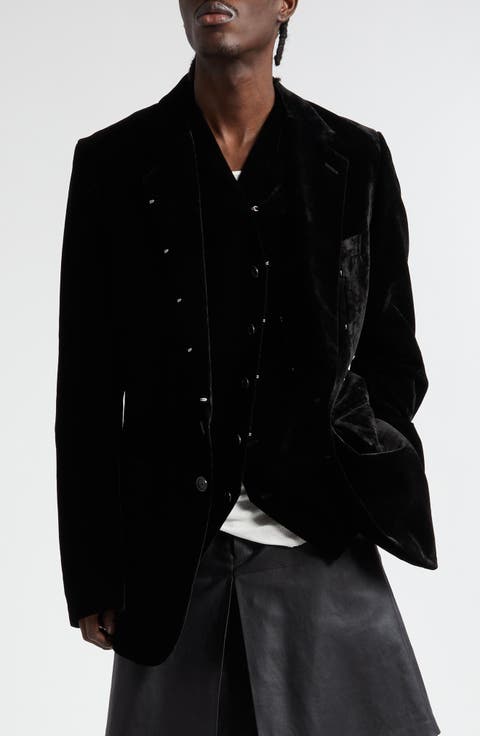 Right Left Velvet Blazer