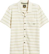 DARK SEAS Shayne Short Sleeve Cotton Knit Button-Up Shirt