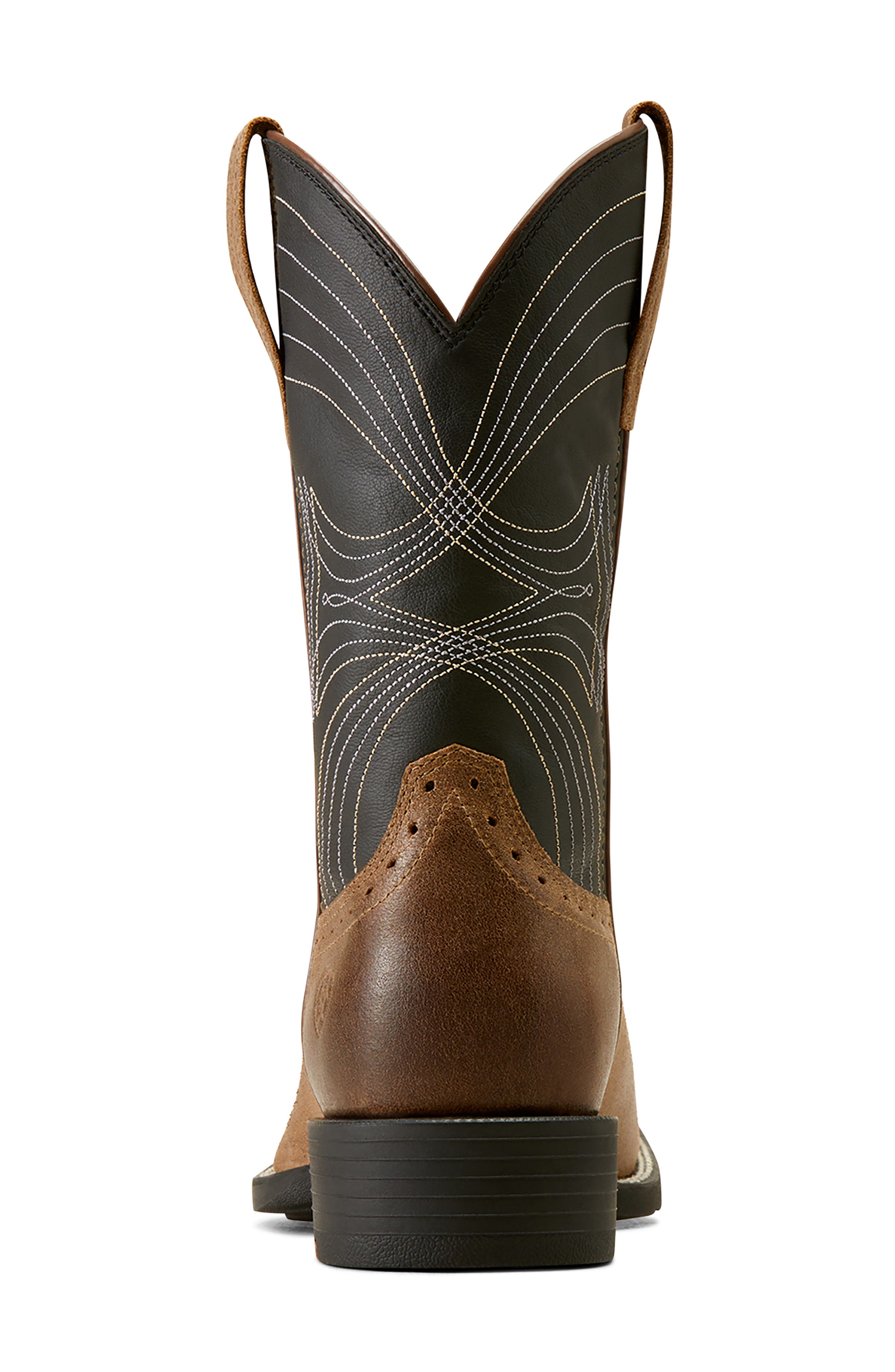 Ariat 'Sport' Leather Cowboy Boot, Alternate, color, Barley Brown/ Matte Black