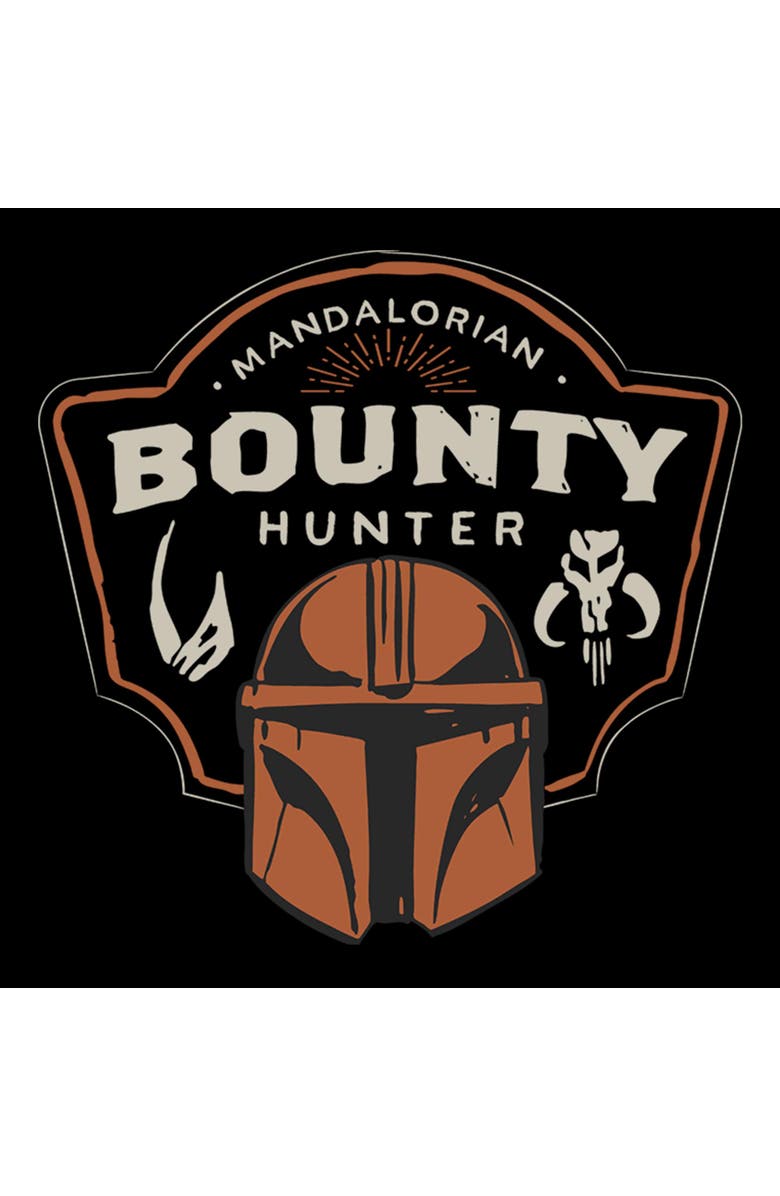 Star Wars: The Mandalorian and Grogu Women's Star Wars The Mandalorian and Grogu Bounty Hunter Logo  Graphic T-Shirt, Alternate, color, Black