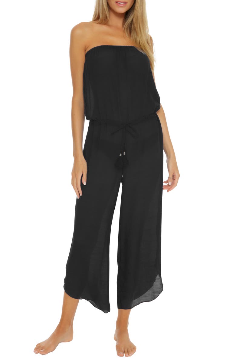 Becca Strapless Cover-Up Jumpsuit, Main, color, 