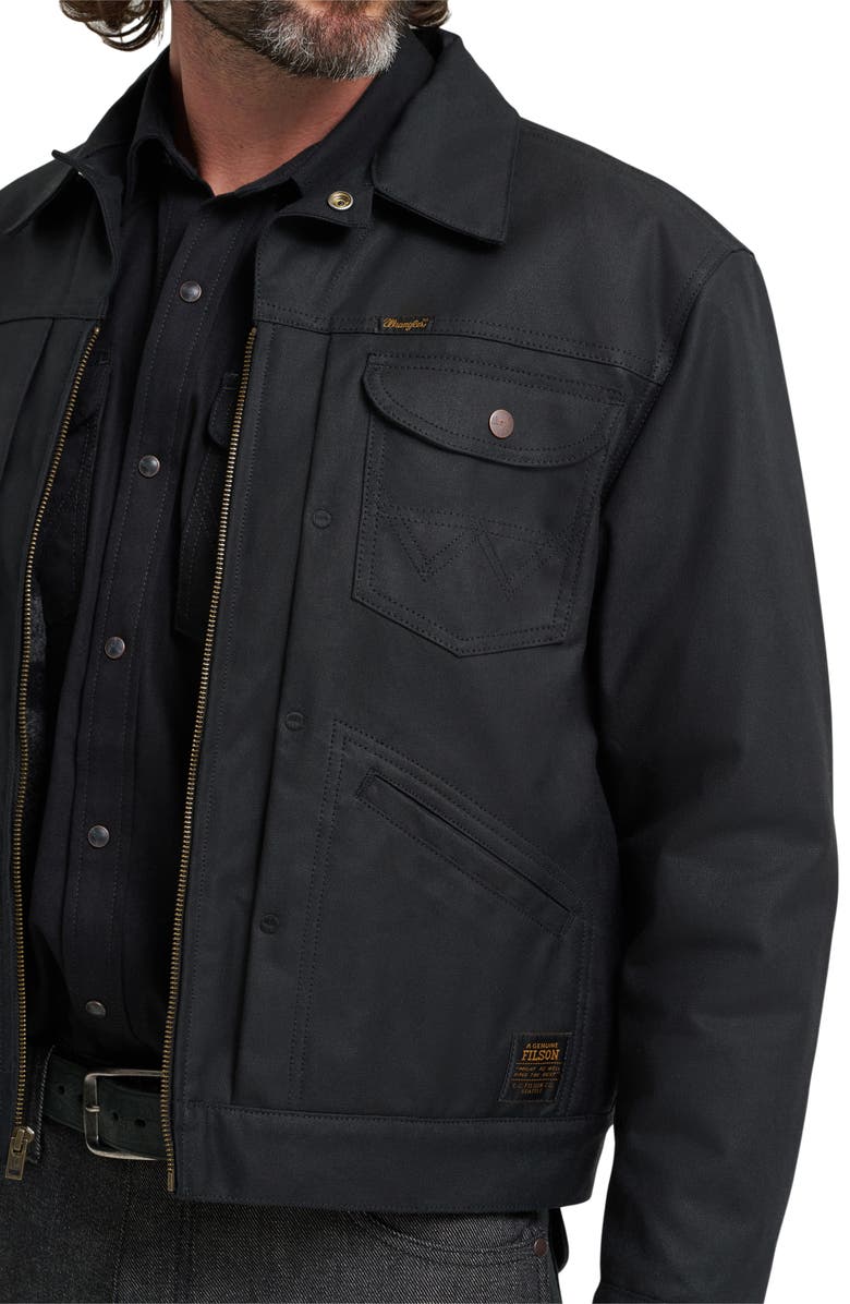 Wrangler Filson X Wrangler Archival Adventure Jacket, Alternate, color, Black
