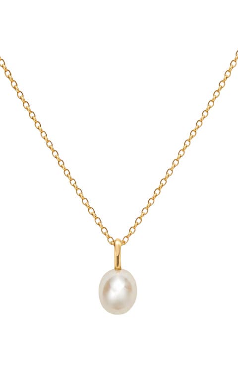 Pearl Charm Necklace