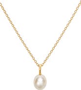 MADE BY MARY Pearl Charm Necklace