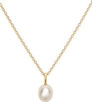 MADE BY MARY Pearl Charm Necklace