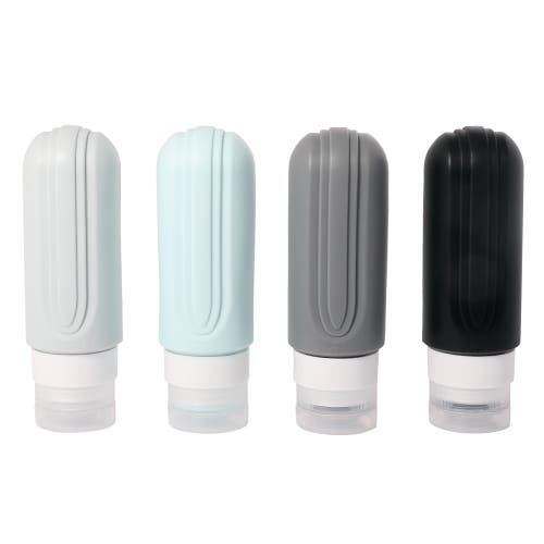 Members Only Silicone Travel Bottle Set, 4 Pack In Multi