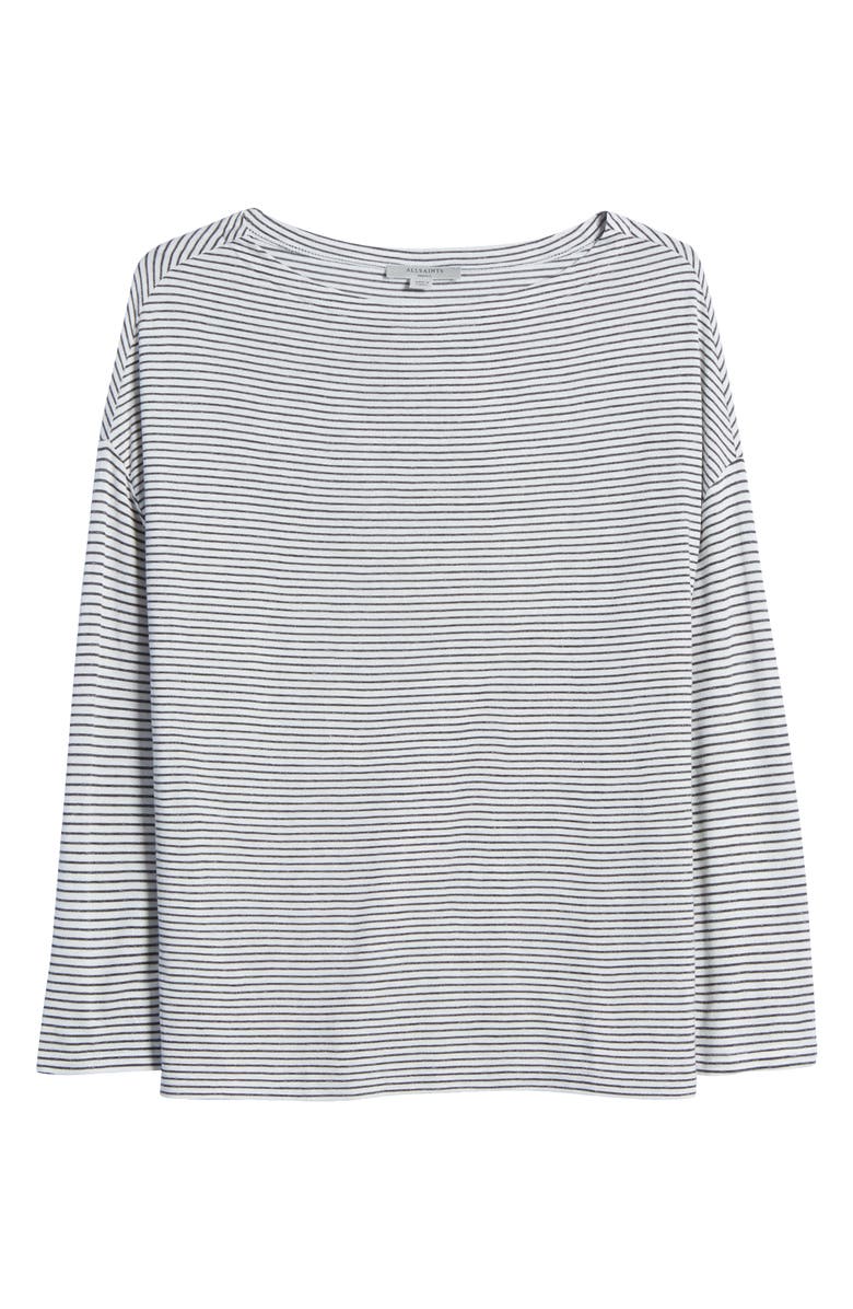 AllSaints Rita Stripe Top, Alternate, color, 