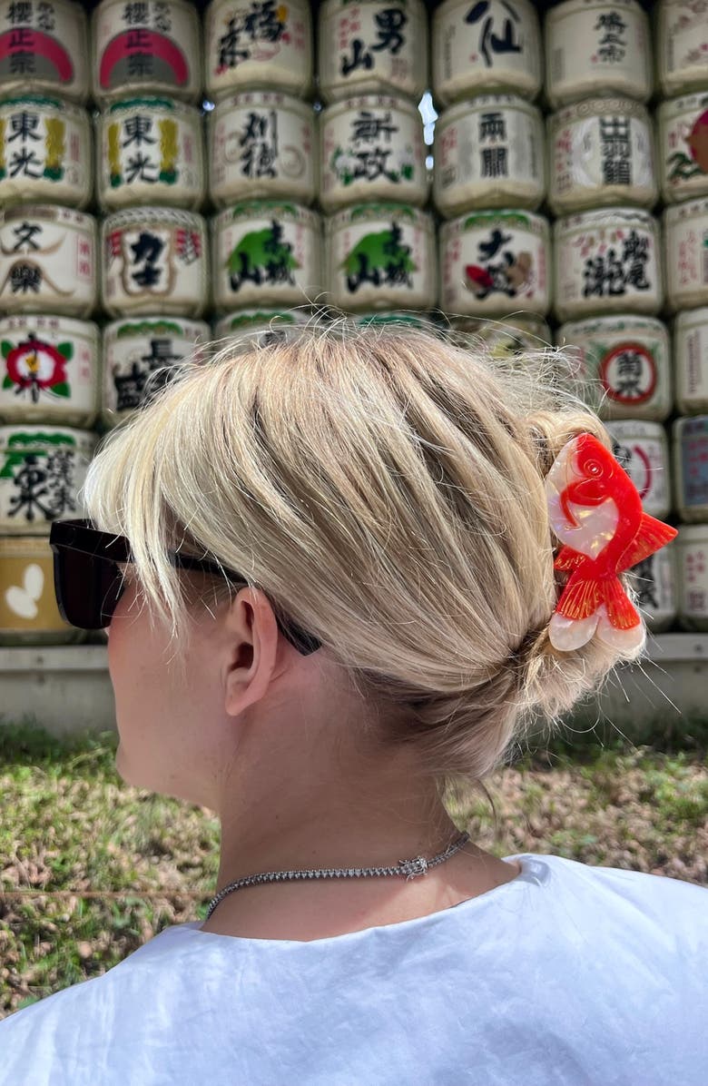 Hair Clips: Goldfish