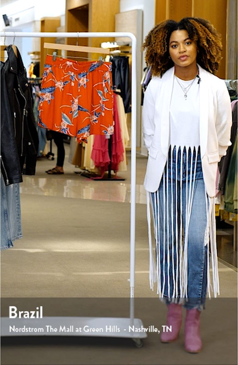 Paradise Floral Print Shorts, sales video thumbnail