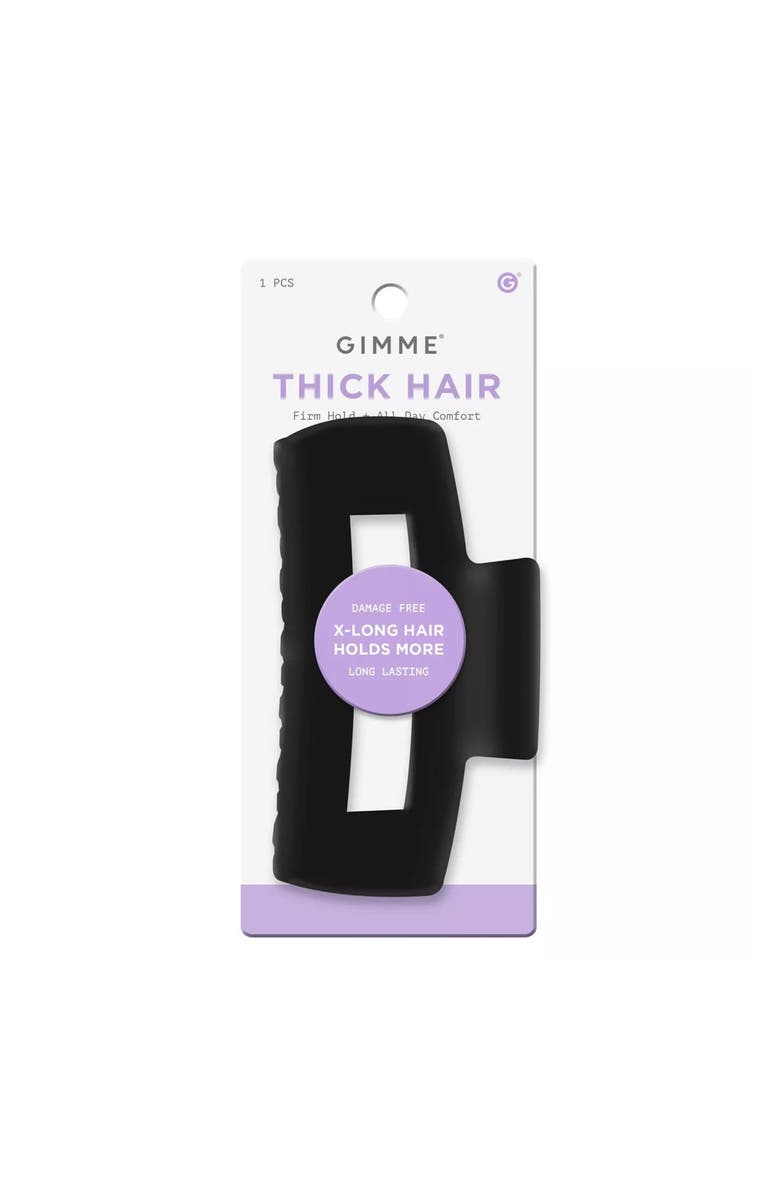 Gimme Beauty Large Cavity Claw Clip for Thick Hair, Main, color, Black