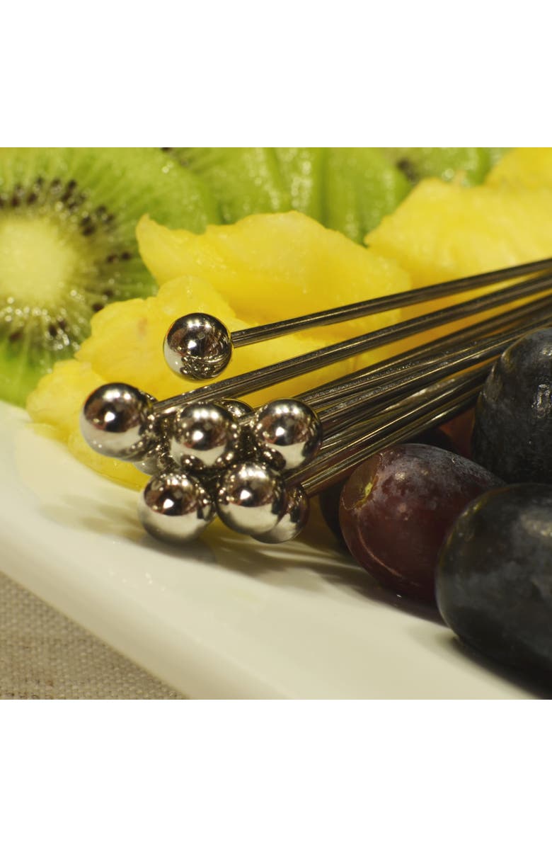 A Bar Above Stainless Steel Cocktail Picks, 12-Piece Combo Set, Alternate, color, Stainless Steel