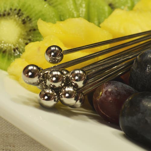 A Bar Above Stainless Steel Cocktail Picks, 12-piece Combo Set In Stainless Steel