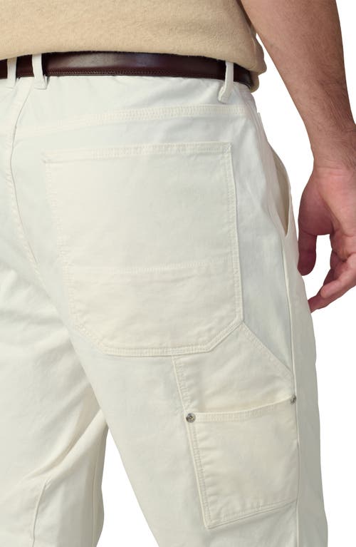 Joe's Jax Stripe Stretch Utility Pants In Sea Salt