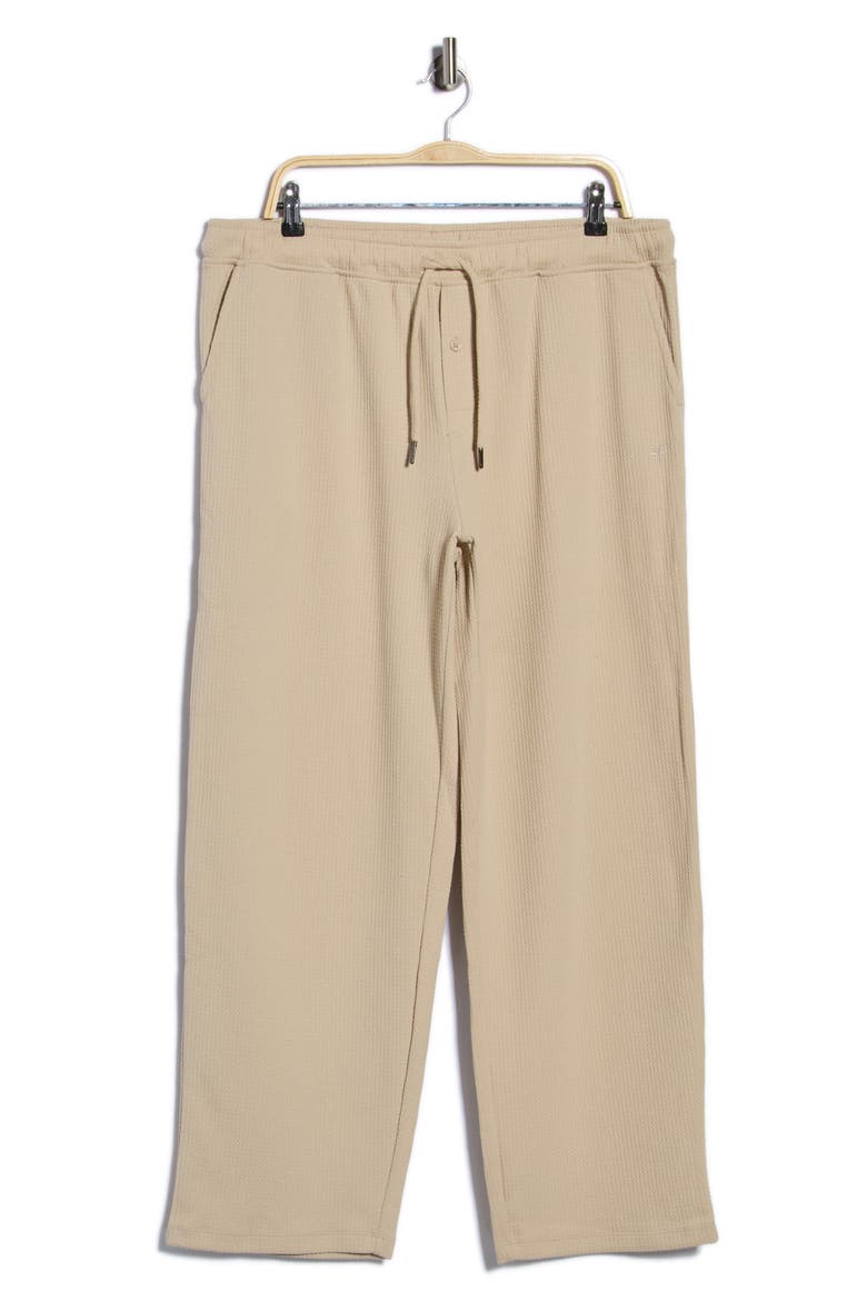 Donnegal Waffle Stitch Pajama Pants, Main, color, TAUPE
