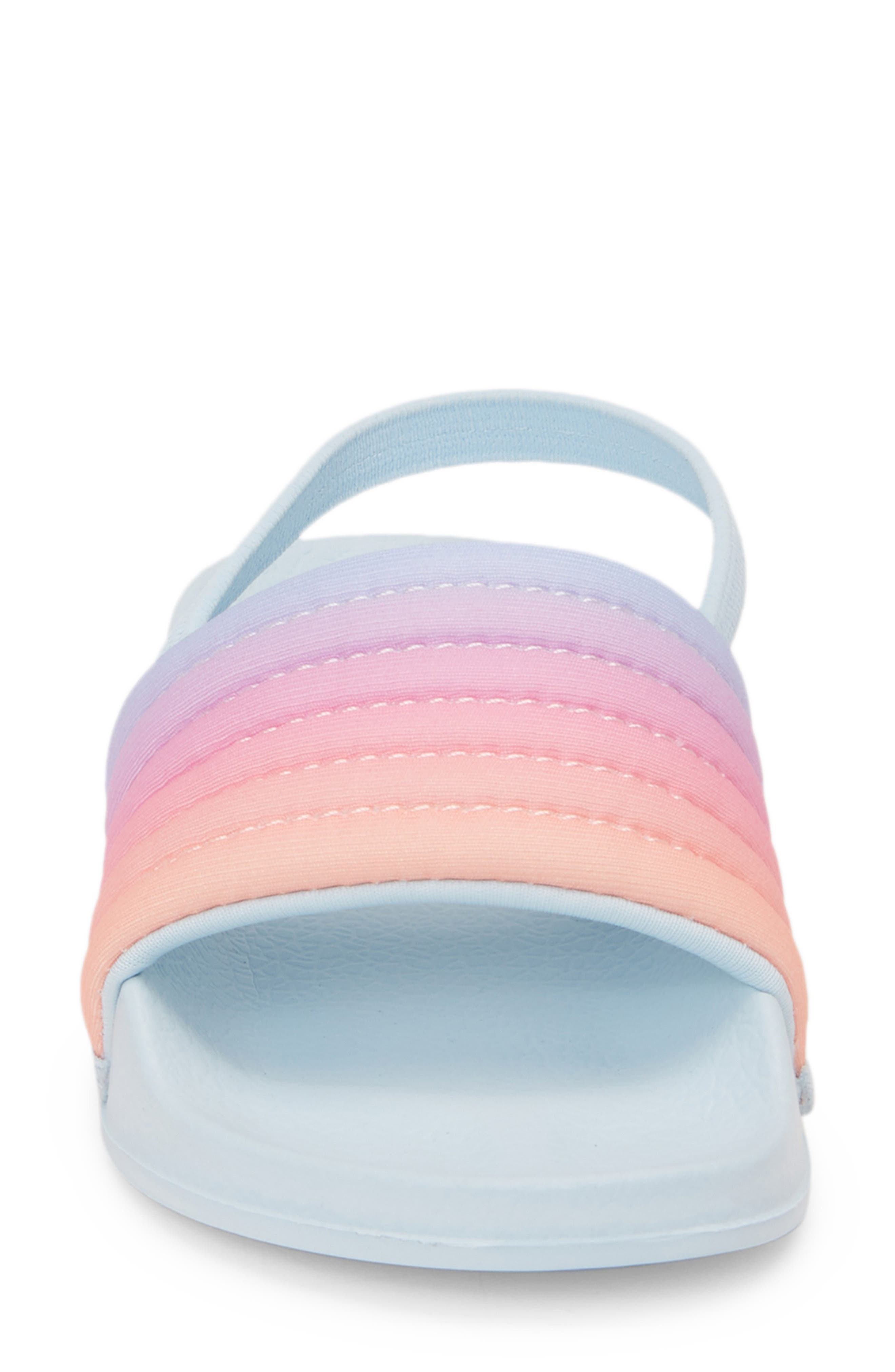 Roxy Slippy Ribbed Slingback Sandal, Alternate, color, 