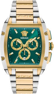 Versace Dominus Chronograph Bracelet Watch, 42mm x 50mm