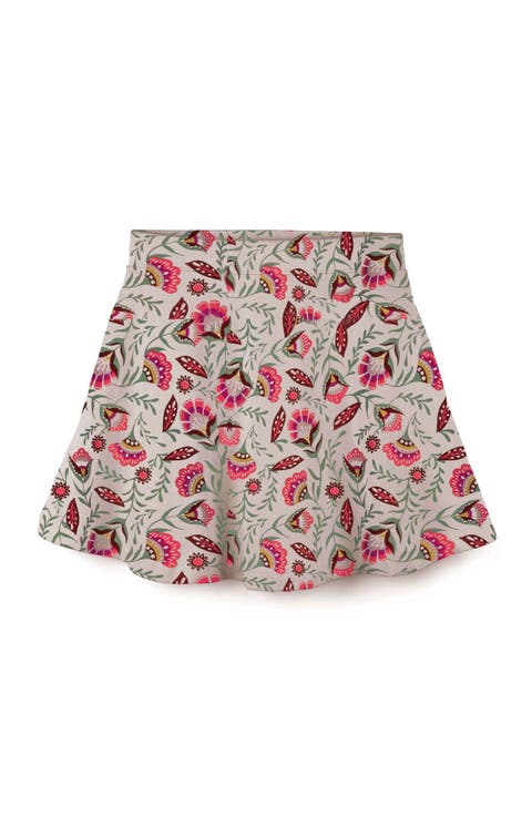 Organic Cotton Girls Pocket Skorts