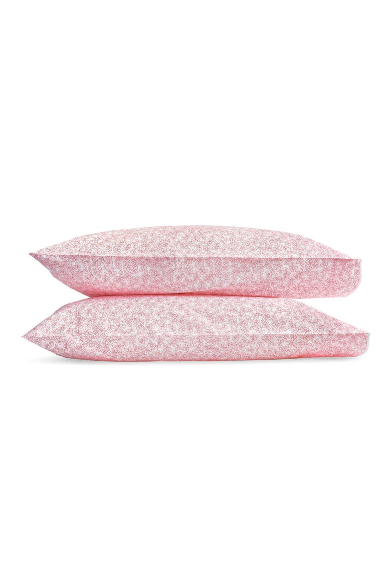 Margot 500 Thread Count Cotton Percale Set of 2 Pillowcases, Main, color, BLUSH