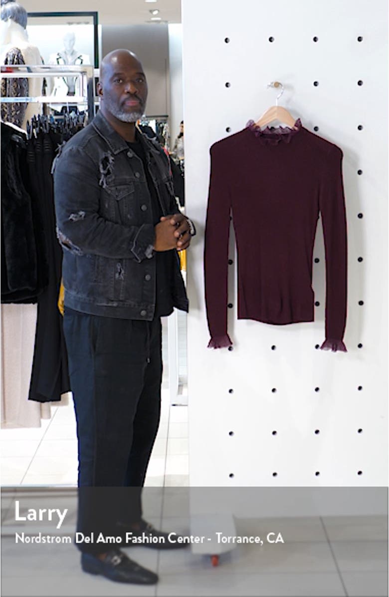 Frill Trim Sweater, sales video thumbnail