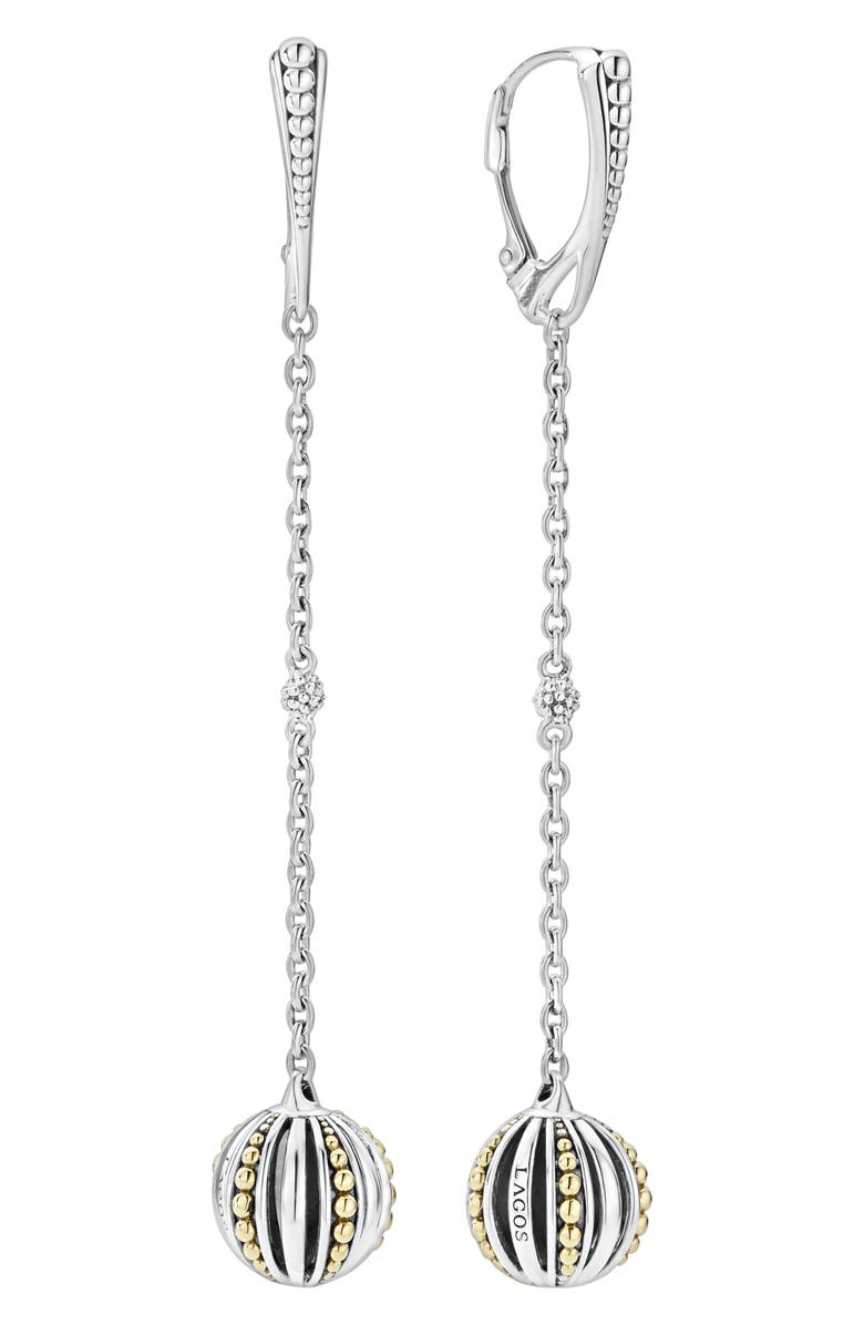 LAGOS Caviar Talisman Ball Drop Earrings, Main, color, 