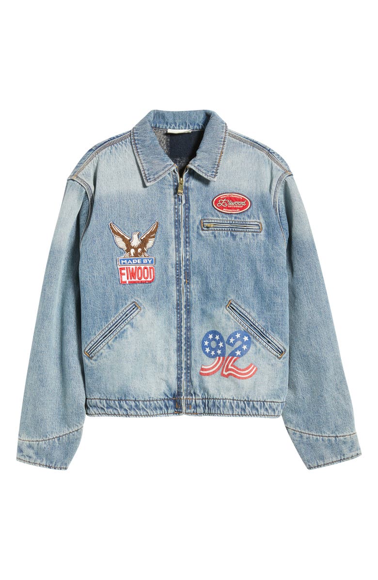 Elwood Outlander Denim Jacket, Alternate, color, Pale Indigo