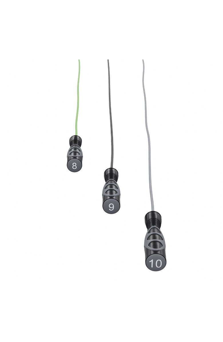 Power Systems Elite Jump Rope, Vinyl Training Rope for Cardio, Fitness & Skipping Exercise, Alternate, color, Black