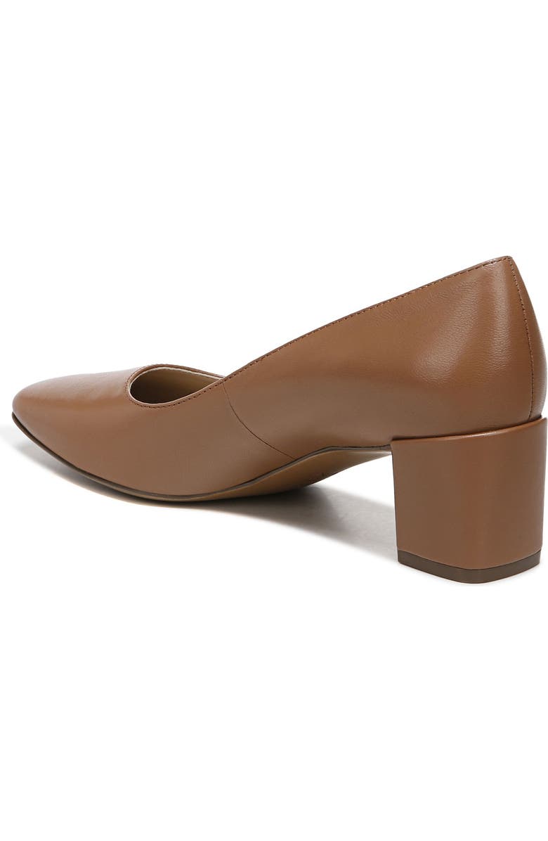 Naturalizer Karina Square Toe Pump, Alternate, color, English Tea Brown Leather