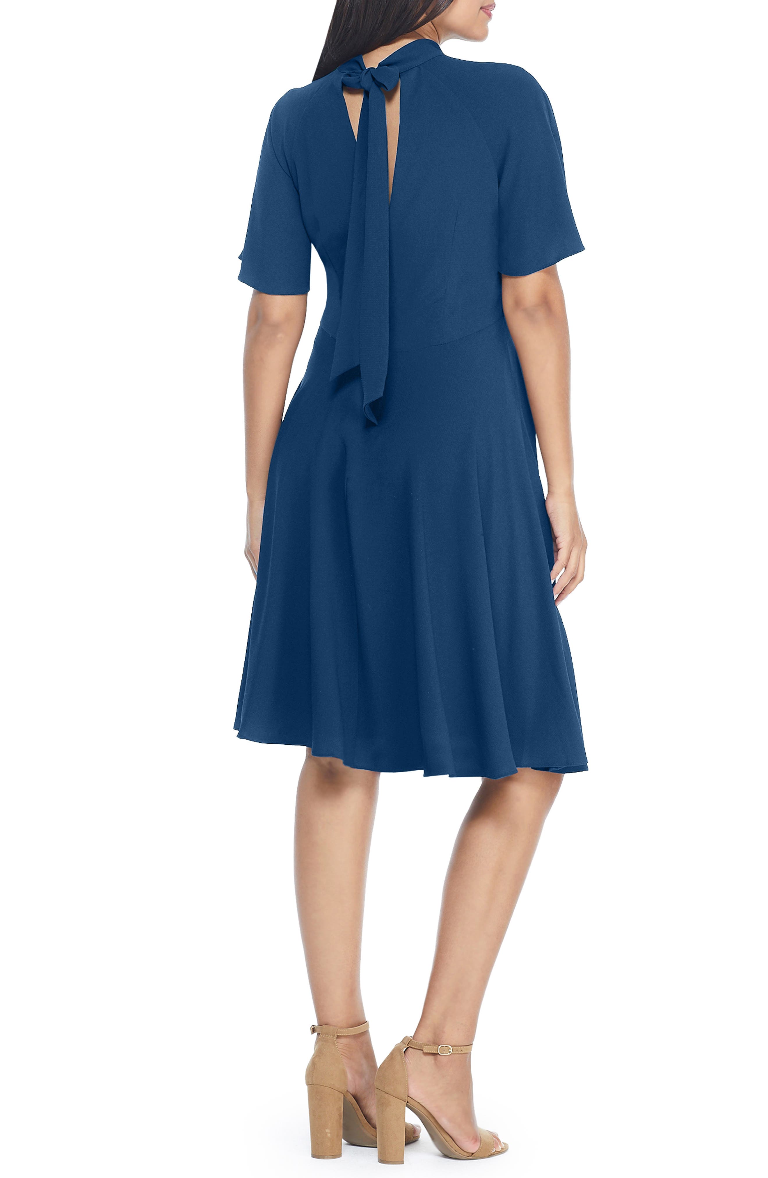 Maggy London Poppy Crepe Fit & Flare Dress (Women) | Nordstromrack