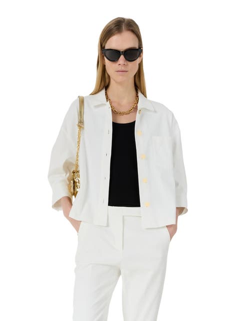 Tenya Tailored Cropped Boxy Jacket