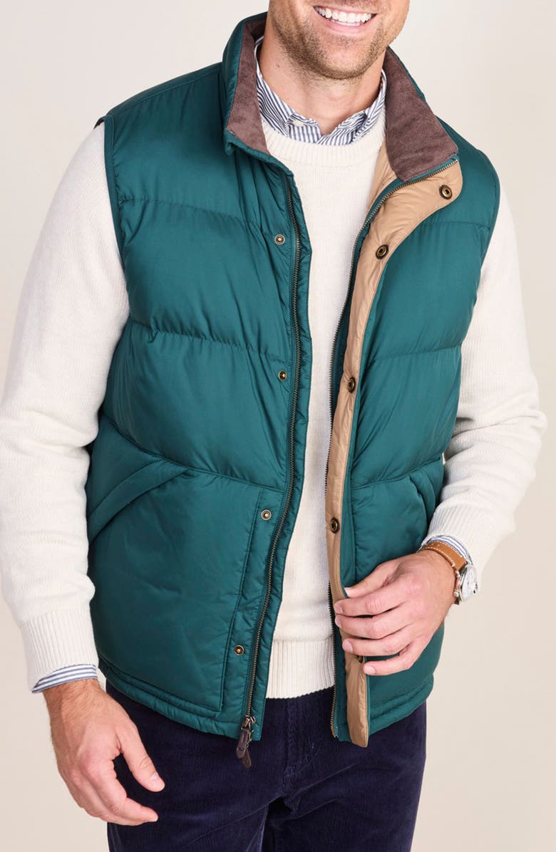 vineyard vines Heritage Packable PrimaLoft<sup>®</sup> Thermoplume Puffer Vest, Main, color, 