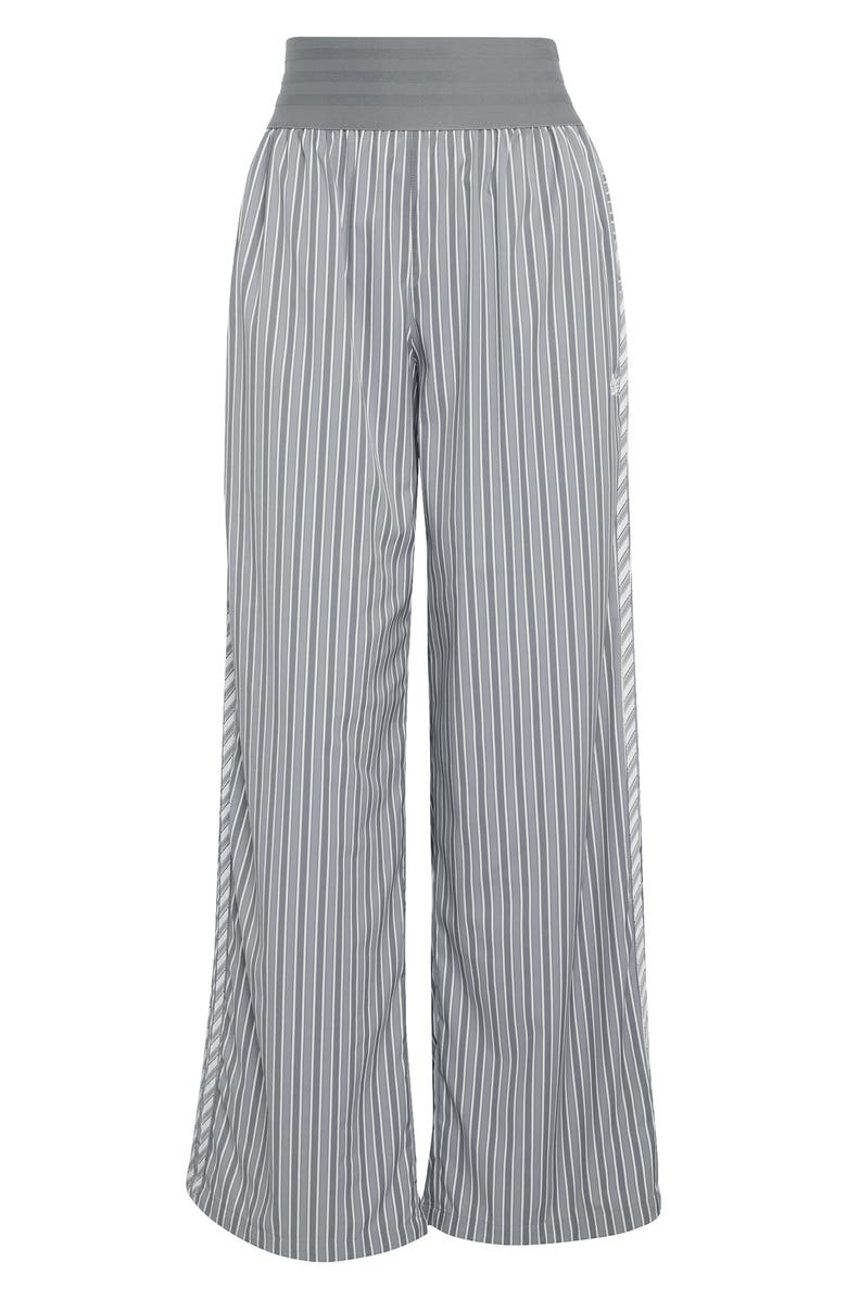 adidas Originals Stripe Wide Leg Pant, Alternate, color, Grey Three/ Utility Black