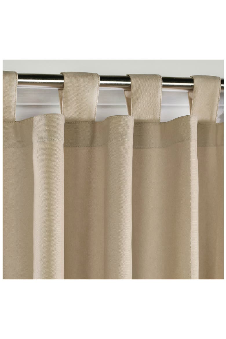Set of 2 Cotton Curtain Panels, Alternate, color, KHAKI