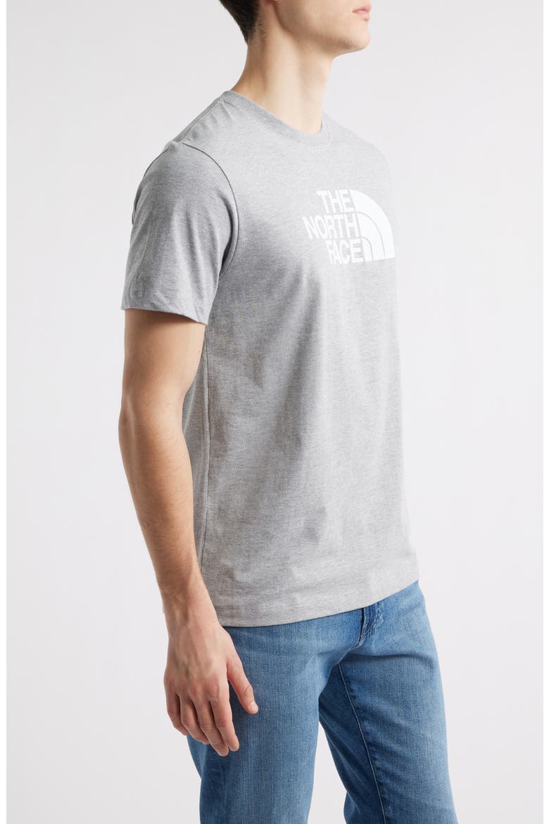 Half Dome Logo Graphic T-Shirt, Alternate, color, PALE GREY HEATHER/ WHITE