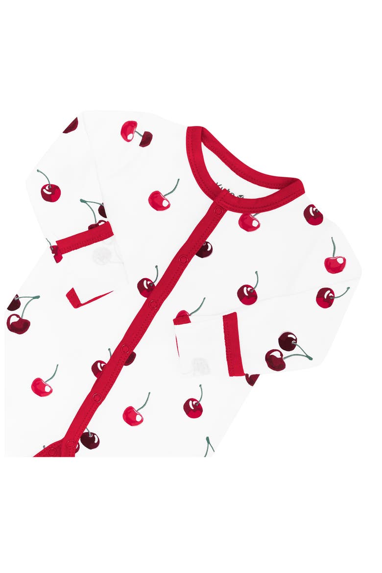 Kids' Cherry Print Romper, Alternate, color, CHERRY