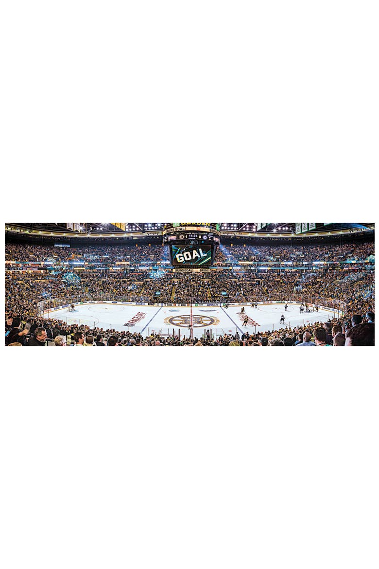 Boston Bruins 1000pc Panoramic Puzzle, Alternate, color, Multicolor