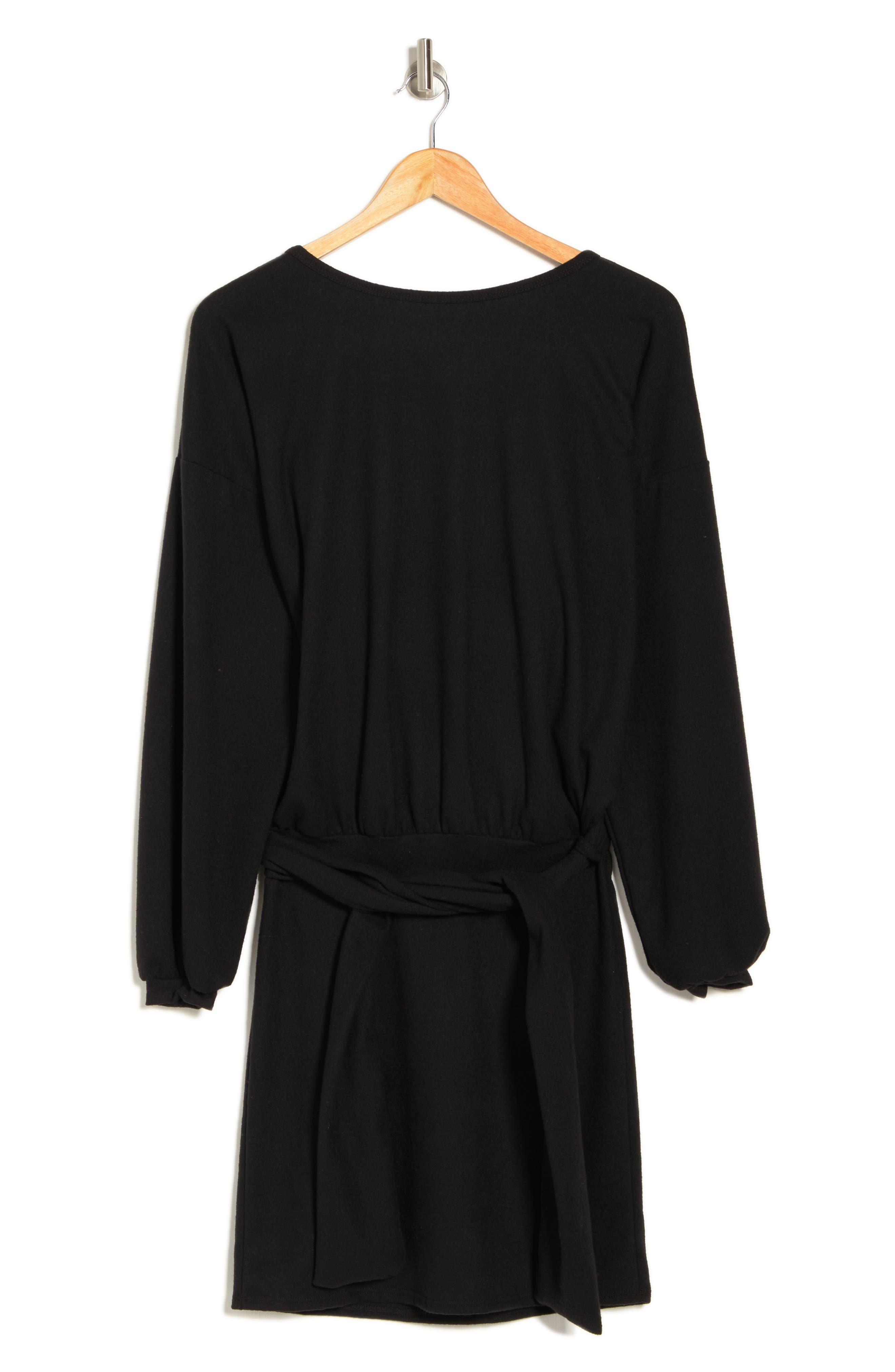 GO COUTURE Belted Long Sleeve Drop Waist Dress (Women) | Nordstrom