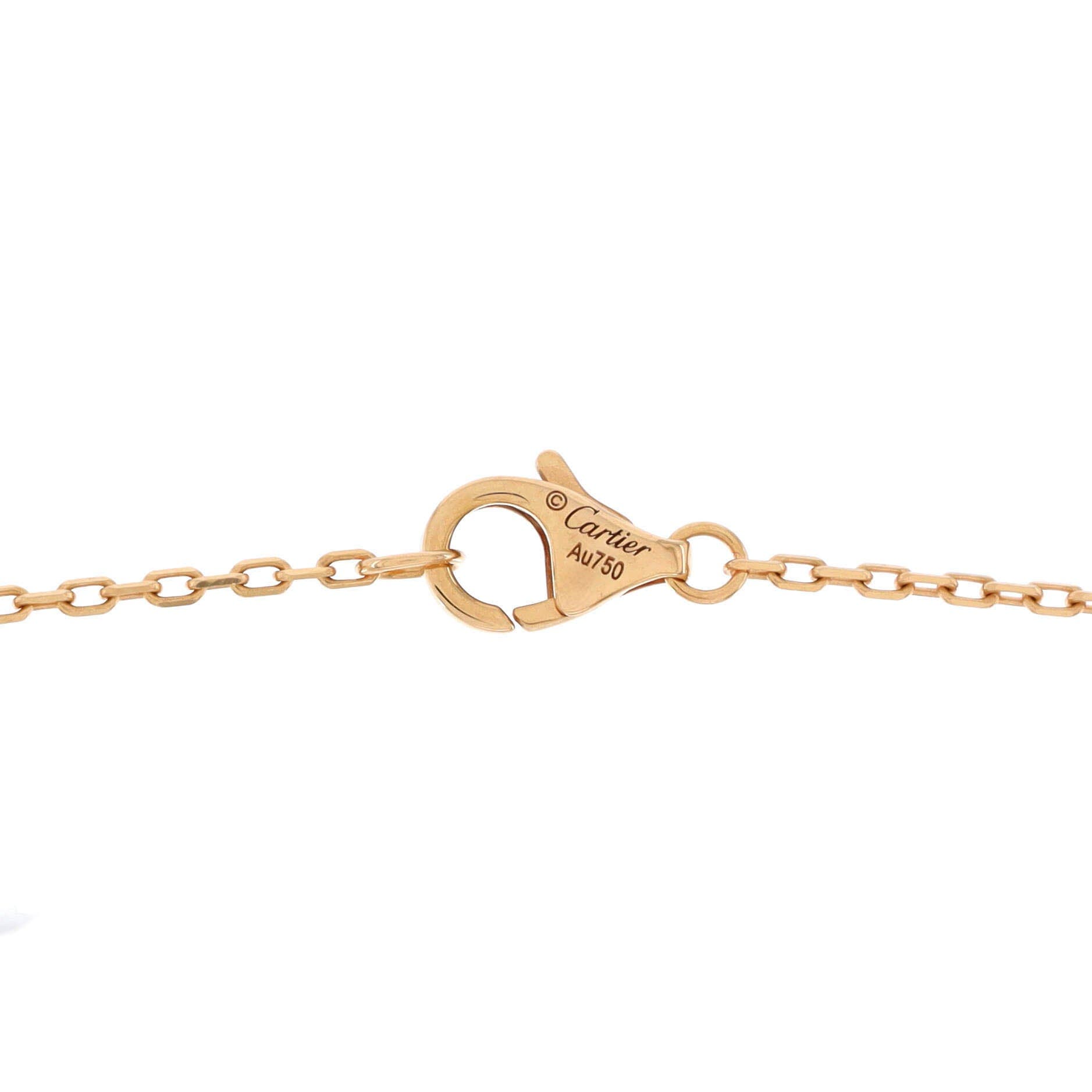 Juste un Clou Pendant Necklace 18K Rose Gold with Diamonds, Alternate, color, Metallic Gold