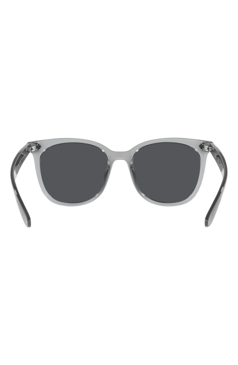 Ray-Ban 55mm Square Sunglasses, Alternate, color, Transparent Grey / Dark Grey