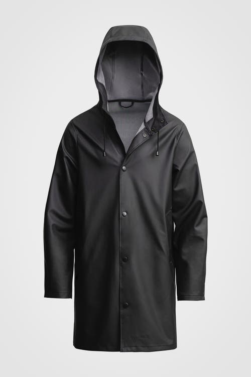 Stutterheim Stockholm Lightweight Raincoat In Black