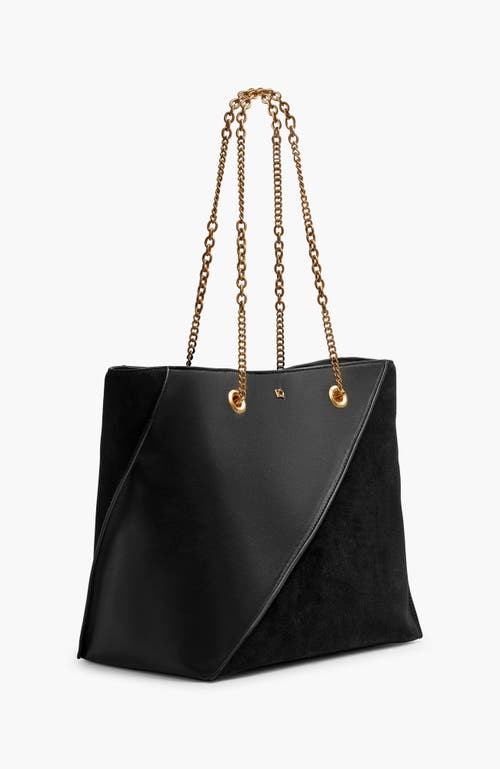 Shop Donna Karan New York Setauket Solid+suede Tote