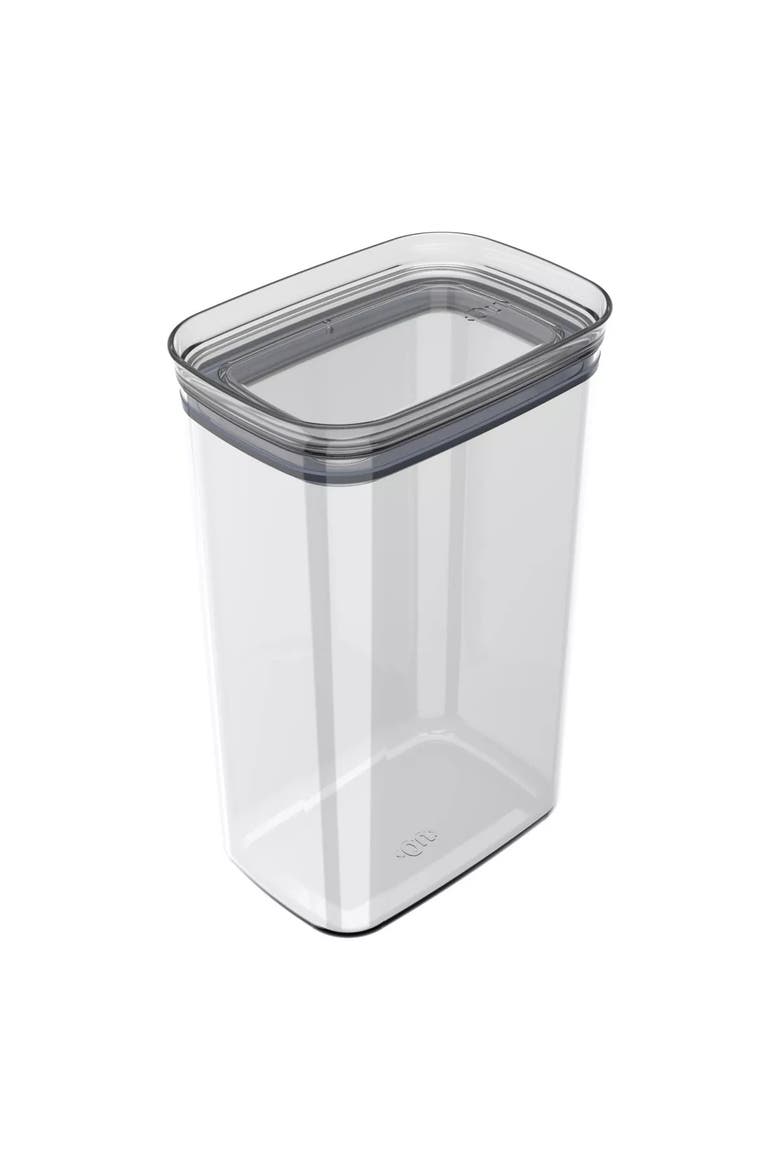 Clear Airtight Stackable Food Storage Container with Leak Proof Lid, Main, color, Clear