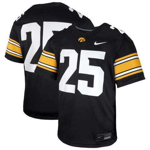 Youth Nike #25 Black Iowa Hawkeyes Untouchable Replica Game Jersey