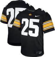 Nike Youth Nike #25 Black Iowa Hawkeyes Untouchable Replica Game Jersey
