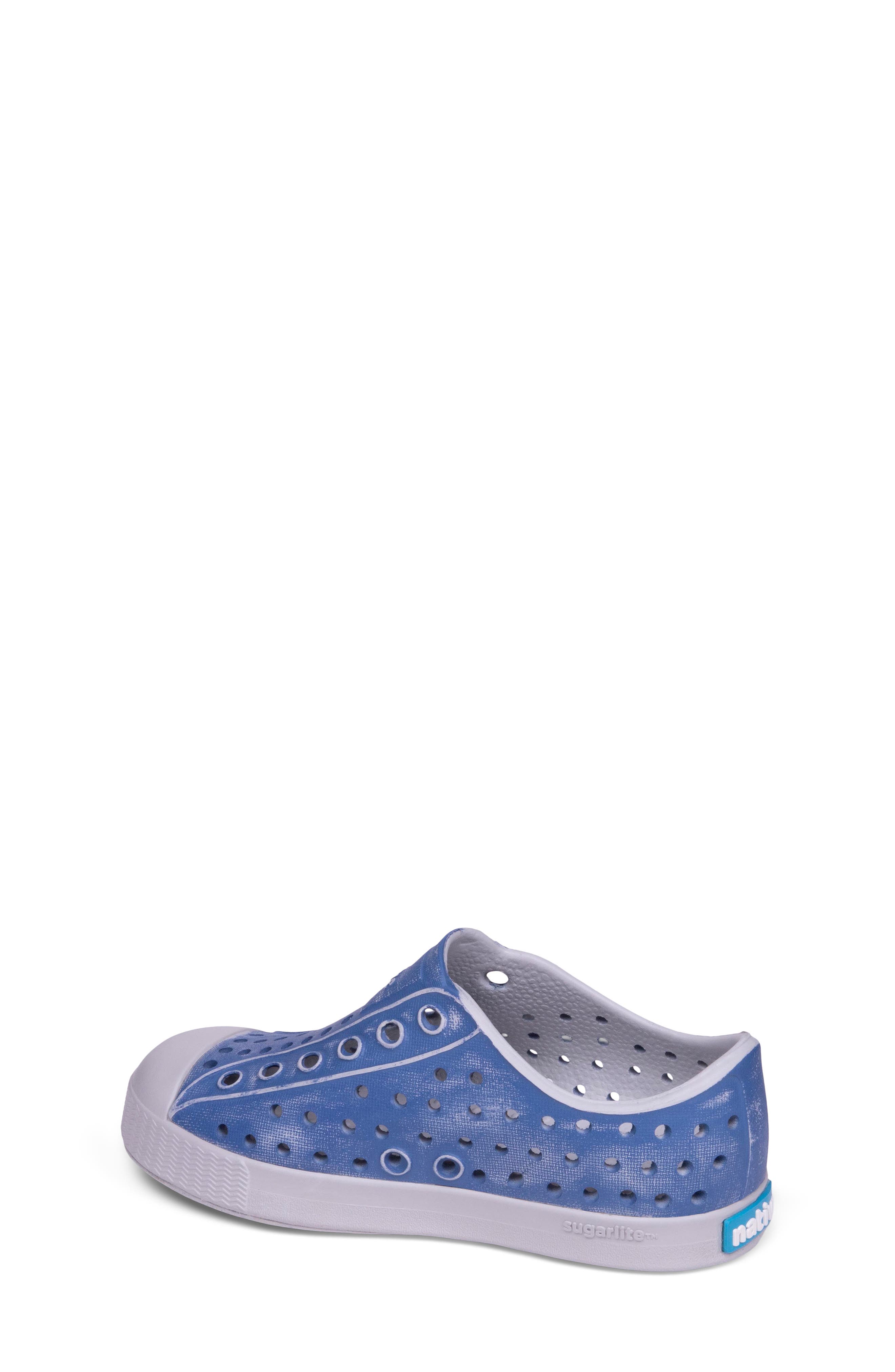 Kids' Jefferson Bloom Water Friendly Perforated Slip-On, Alternate, color, OASIS BLUE/ SPECK/ DEEP SEA