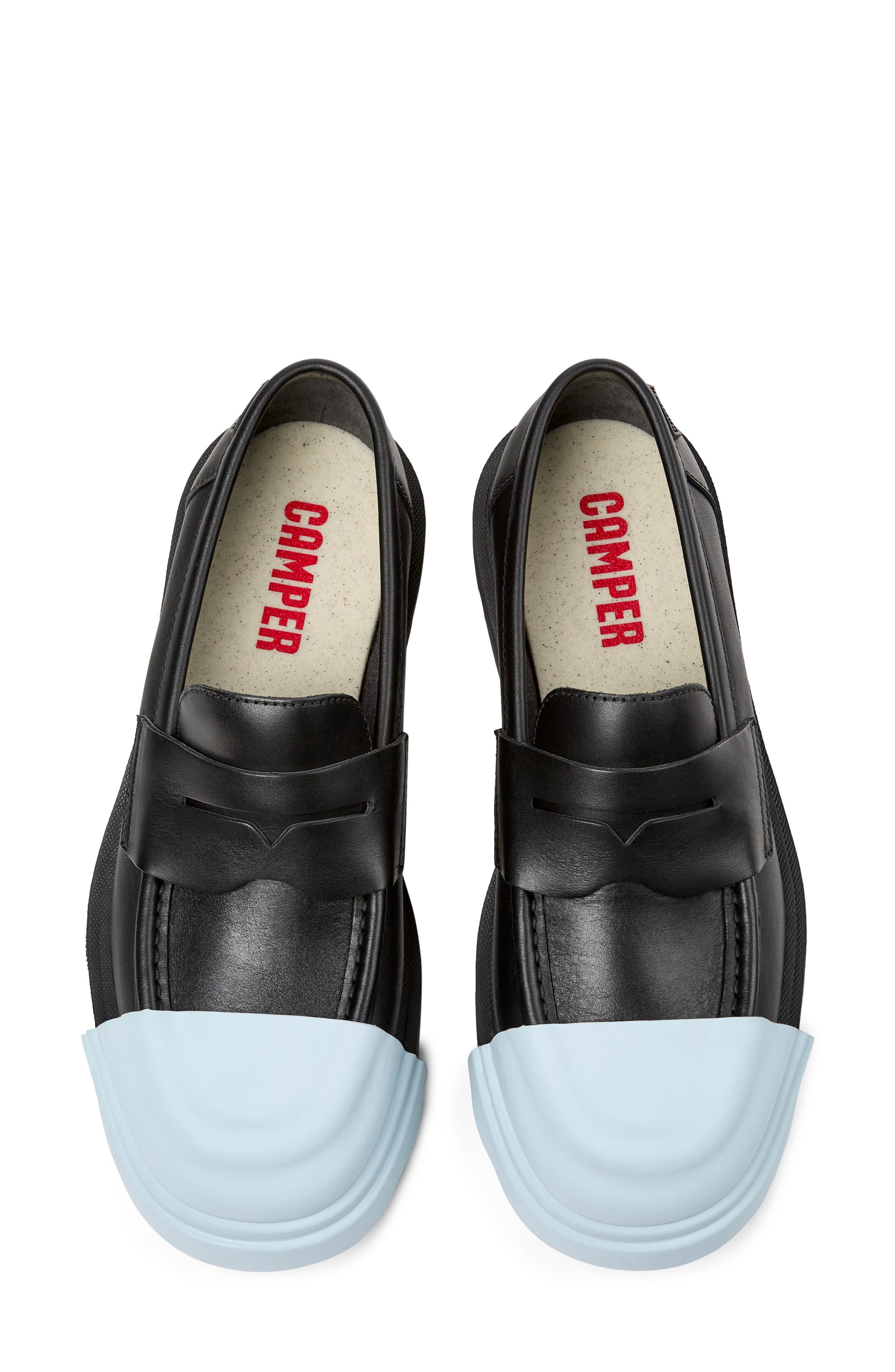 Camper Junction Cap Toe Penny Loafer, Alternate, color, 